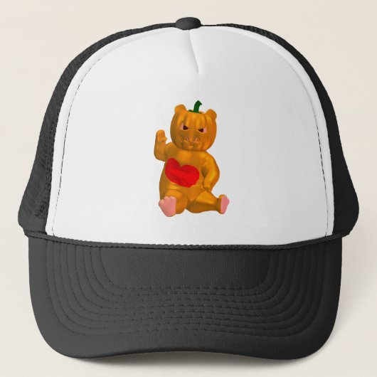 Orange Bear Truckerkappe (Vorderseite)