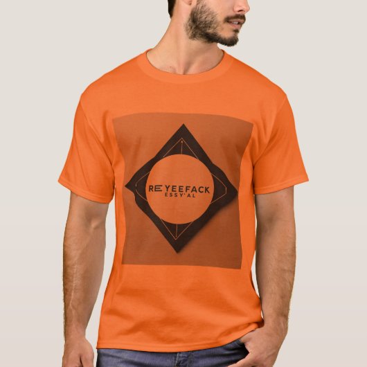 Orange Beats: DJ Designing Vibes T-Shirt (Vorderseite)