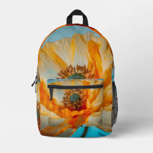 Orange Beauty Bedruckter Rucksack