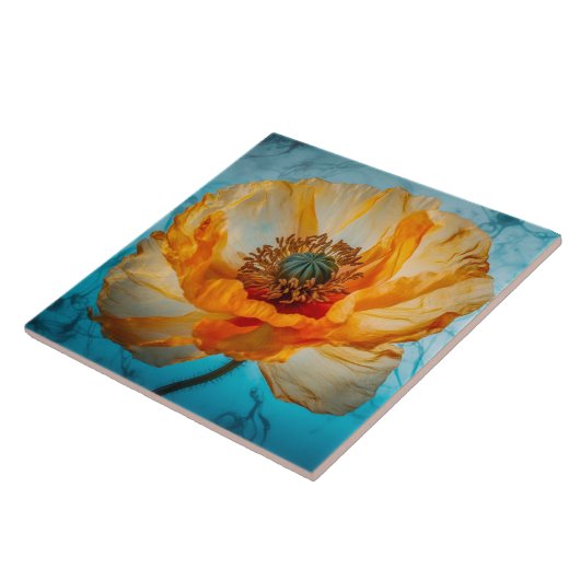 Orange Beauty Fliese (Seite)