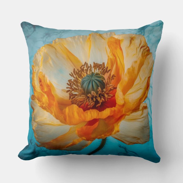 Orange Beauty Kissen (Vorderseite)