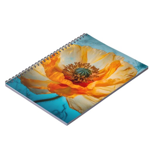 Orange Beauty Notizblock (Linke Seite)