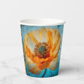 Orange Beauty Pappbecher (Rückseite)