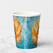 Orange Beauty Pappbecher (Rechts)