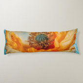 Orange Beauty Seitenschläferkissen (Rückseite)