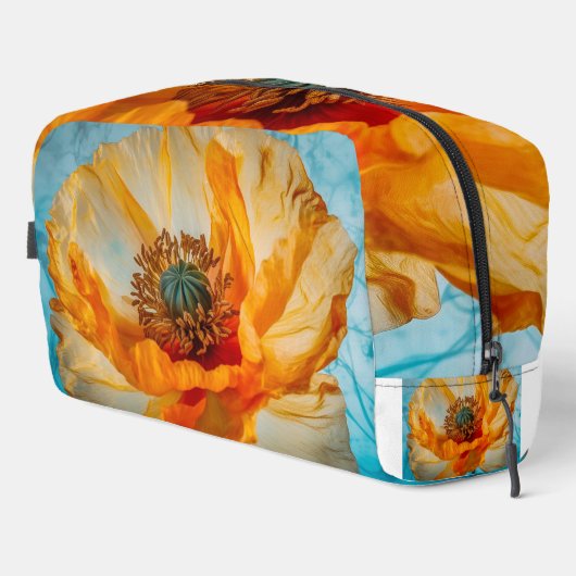 Orange Beauty Waschbeutel (Rechte Ecke)