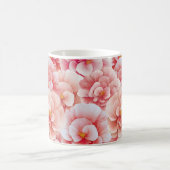 Orange Begonia Blume Kaffeetasse (Mittel)