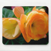 Orange Begonia Mousepad (Vorne)