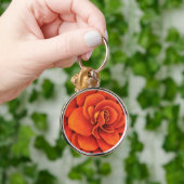 Orange Begonia Schlüsselanhänger (Hand)