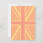 Orange Behielt Ruhe und Ihren Text auf einer Union (Rückseite)