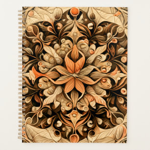 Orange Beige Braune Dekorationsästhetik Hintergrun Planer