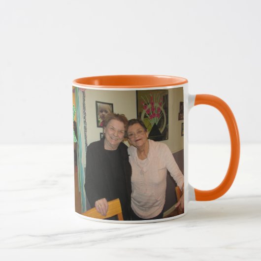 Orange Best Friends Coffee Tasse (Rechts)