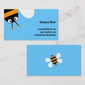 Orange Biene Visitenkarte (Vorne/Hinten)