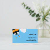 Orange Biene Visitenkarte (Stehend Vorderseite)