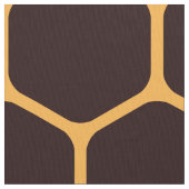 Orange Bienenwabenmuster Stoff (Nahaufnahme)