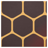 Orange Bienenwabenmuster Stoff (Muster)