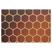 Orange Bienenwabenmuster Stoff (Fat Quarter (45,7 x 55,9 cm))