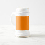 Orange Bierglas (Vorderseite Links)