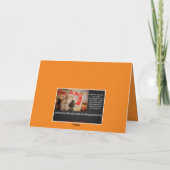 Orange Bike Karte (Rückseite)