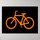 Orange Bike Poster (Vorne)