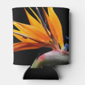 Orange Bird of Paradise Pflanze Blütenblume Dosenkühler (Rückseite)