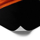 Orange Bird of Paradise Pflanze Blütenblume Poster (Ecke)