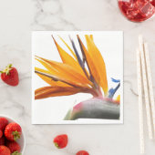 Orange Bird of Paradise Pflanze Floral Serviette (Beispiel)