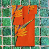 Orange Bird of Paradise Set