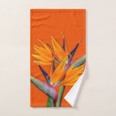 Orange Bird of Paradise Set (Handtuch)