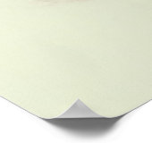 Orange Birne Poster (Ecke)