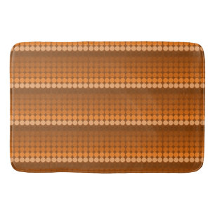 orange bis braun Mod-Punkte-Kreisen des mittleren Badematte