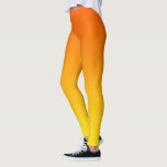 Orange bis gelb Gradientenombre Leggings<br><div class="desc">Orange bis gelb Farbverlauf ombre einfachen Hintergrund.</div>