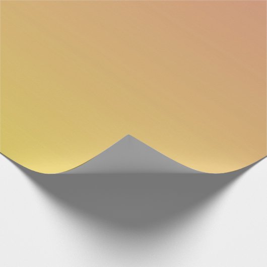 Orange bis Yellow Ombre Muster Geschenkpapier (Ecke)