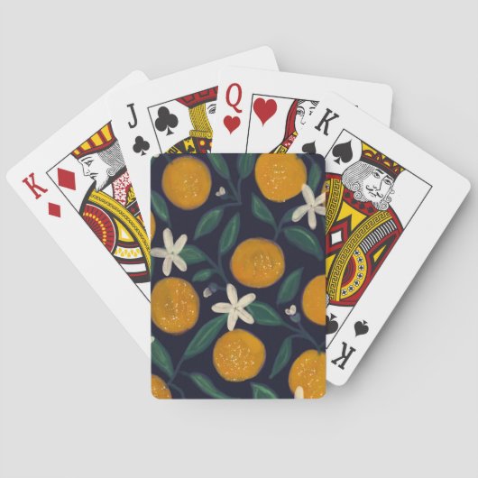Orange, bist du froh spielkarten (Rückseite)