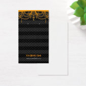 Orange Black Art Deco Benutzerdefinierte Orangenka (Schreibtisch)