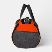 Orange Black Basketball Player Girl Birthday Duffle Bag (Rechts)