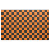 Orange Black Checkered Karo Pattern Stoff (Fat Quarter (45,7 x 55,9 cm))