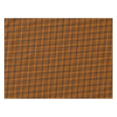 Orange Black Checkered Karos Chic Halloween-Party Tischdecke (Vorderseite (Horizontal))