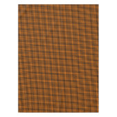 Orange Black Checkered Karos Chic Halloween-Party Tischdecke (Vorderseite)