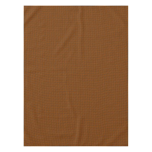Orange Black Checkered Karos Chic Halloween-Party Tischdecke (Vorderseite)