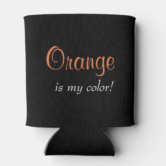 Orange Black Dosenkühler (Rückseite)