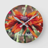 Orange Black Eyed Susan Flower Personalized