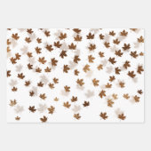 Orange & Black Festiver Herbst-  Geschenkpapier Set (Vorderseite 2)