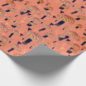 Orange Black Fly Agarial Pilz Fungi Fall Geschenkpapier (Ecke)