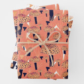 Orange Black Fly Agarial Pilz Fungi Fall Geschenkpapier Set (Beispiel)