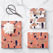 Orange Black Fly Agarial Pilz Fungi Fall