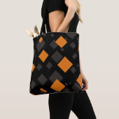 Orange Black Graat Float Squares Tasche (Von Nahem)