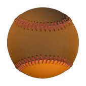 Orange Black Gradient Baseball (Rückseite)