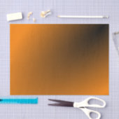 Orange Black Gradient Seidenpapier (Handwerk)