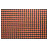 Orange Black Hahnentrittmuster Karo Stoff (Fat Quarter (45,7 x 55,9 cm))